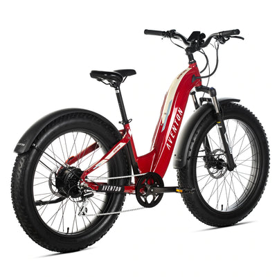 Aventon Aventure Step Through - RED S/M M/L-EZbike Canada
