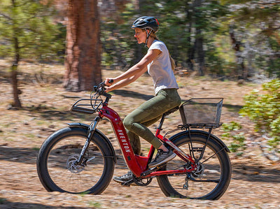 Aventon Aventure Step Through - RED S/M M/L-EZbike Canada