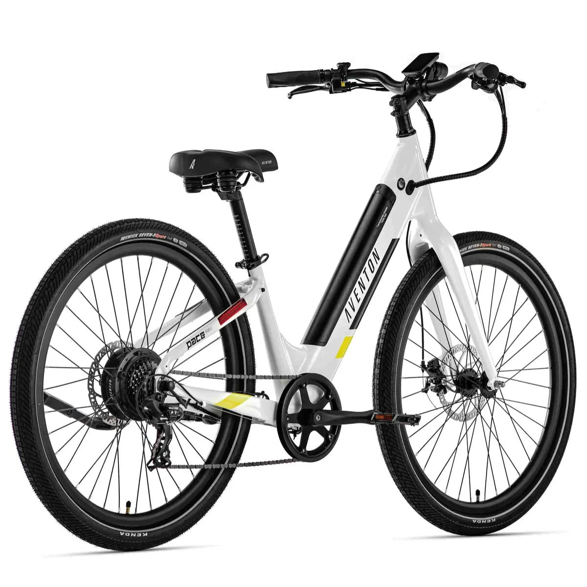 Aventon Pace 350 Next-Gen Step-Through-WHITE-EZbike Canada